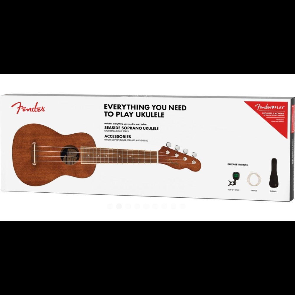 Fender Seaside Soprano Ukulele Pack
